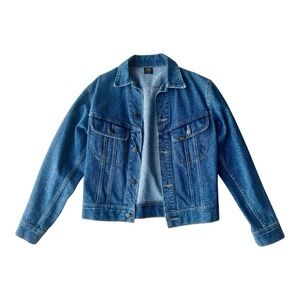 VTG Lee Riders Women's Denim Trucker Jacket Size: M